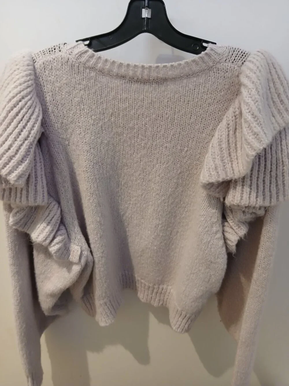 ZARA Lilac Ruffle Sweater - Picture 7 of 10